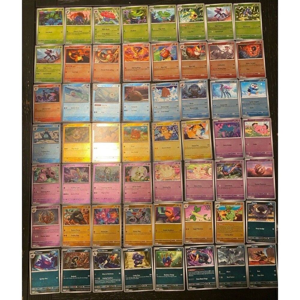 Phantasmal Flames Starter Master Set ALL Common Uncommon Rare, Reverse,  Base ex